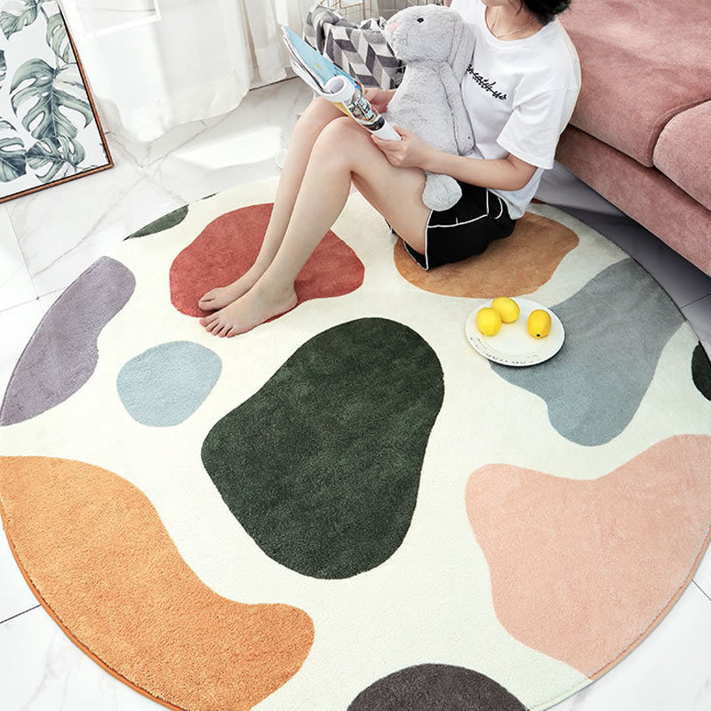 Frendorf | Leuke Kinderkamer Tapijt Multi kleur Plant Gedrukt Gebied Tapijt Polyster Antislip Rug Machine Wasbaar Tapijt