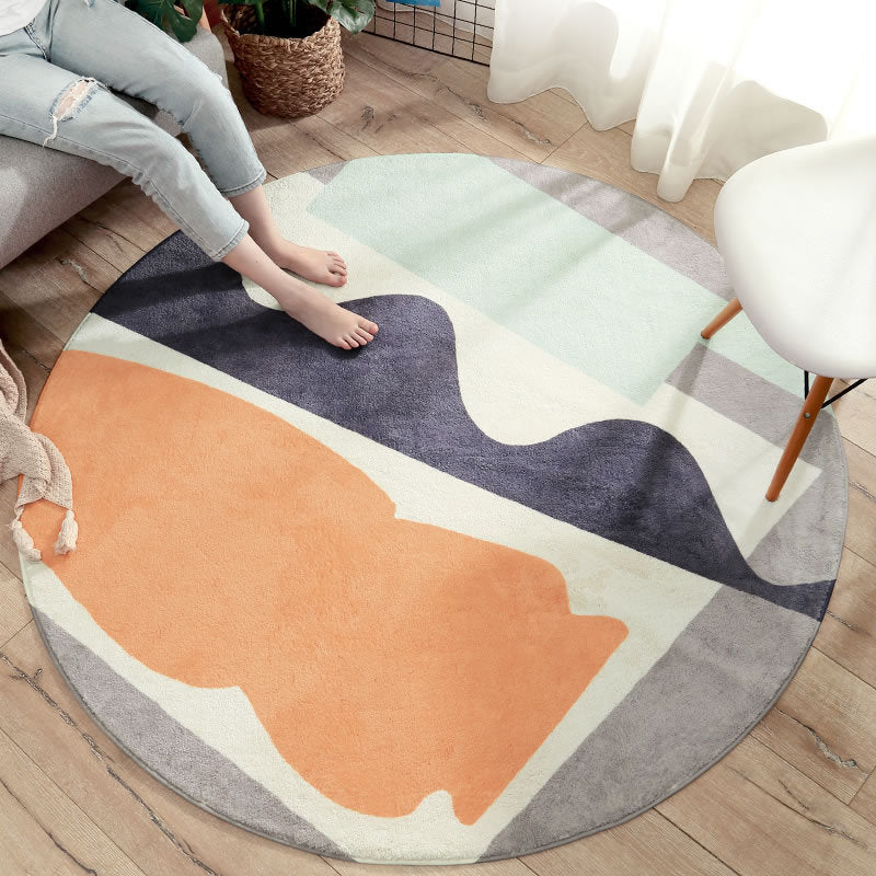 Frendorf | Leuke Kinderkamer Tapijt Multi kleur Plant Gedrukt Gebied Tapijt Polyster Antislip Rug Machine Wasbaar Tapijt