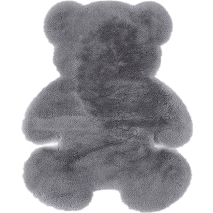 Frendorf | Bärform Teppich einfarbig Mehrfarben beruhigender Teppich aus Baumwollmischung tierfreundlicher maschinenwaschbarer Teppich für das Kinderzimmer