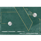 Frendorf | Nieuwigheid Geometrisch Patroon Vloerkleed Groen Polypropeen Vloerkleed Vlekbestendig Antislip Tapijt voor Kamerdecoratie