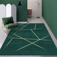 Frendorf | Nieuwigheid Geometrisch Patroon Vloerkleed Groen Polypropeen Vloerkleed Vlekbestendig Antislip Tapijt voor Kamerdecoratie