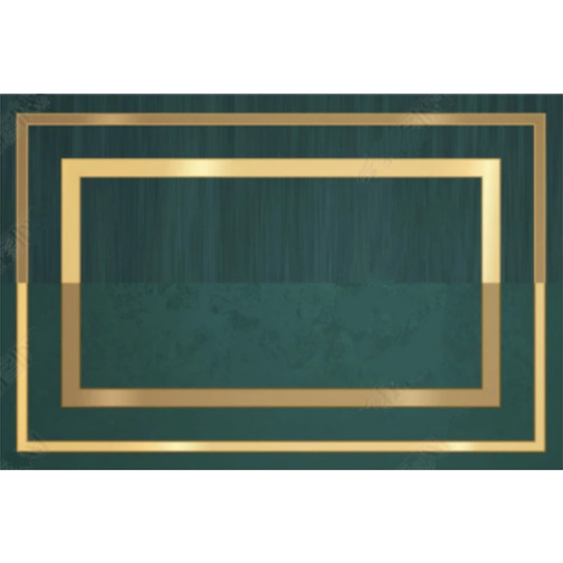 Frendorf | Nieuwigheid Geometrisch Patroon Vloerkleed Groen Polypropeen Vloerkleed Vlekbestendig Antislip Tapijt voor Kamerdecoratie