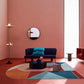Frendorf | Eenvoudige Luxe Vloerkleed Multikleur Geometrisch Patroon Area Vloerkleed Gemakkelijk Onderhoud Huisdiervriendelijk Binnen Vloerkleed voor Woonkamer