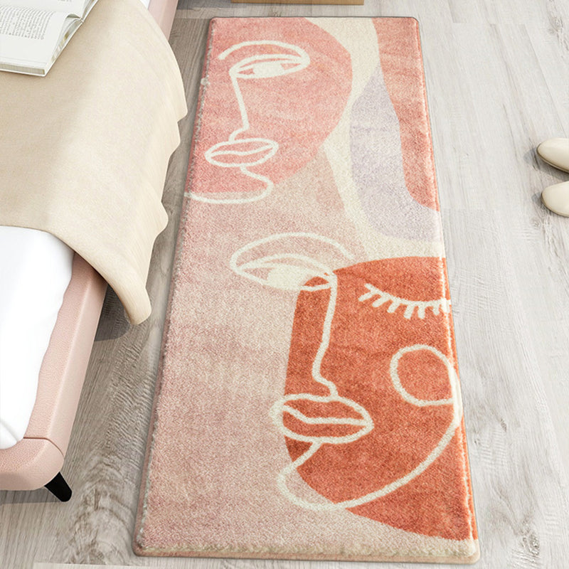 Einfacher Western-Teppich Mehrfarbiger Patchwork-Teppich für den Innenbereich Rutschfeste Rückseite Pflegeleichter Teppich für das Schlafzimmer