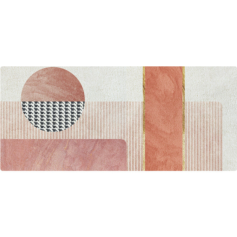 Einfacher Western-Teppich Mehrfarbiger Patchwork-Teppich für den Innenbereich Rutschfeste Rückseite Pflegeleichter Teppich für das Schlafzimmer
