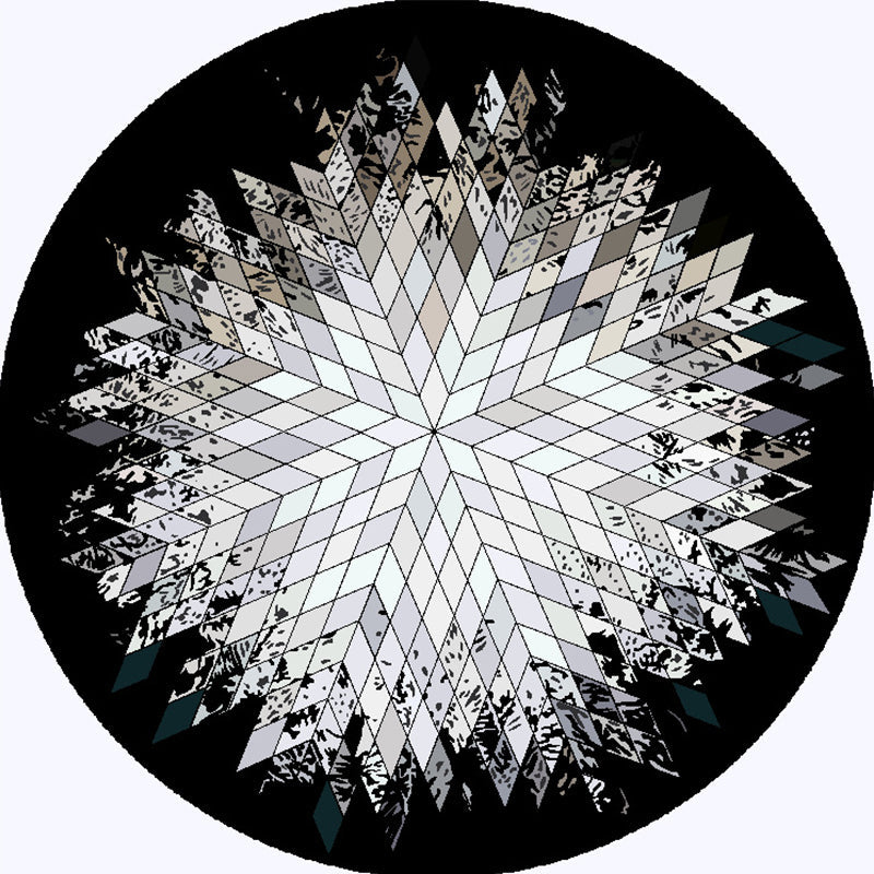 Mehrfarbiges Wohnzimmerteppich Funky 3D Geometrischer Innenraumteppich Synthetik Rutschfeste Unterseite Waschbarer Teppich