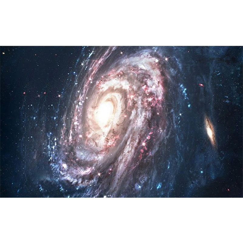 Frendorf | Beruhigender Kinderteppich Mehrfarbig 3D Sternenhimmel Muster Teppich Polypropylen Rutschfest Maschinenwaschbar Teppich