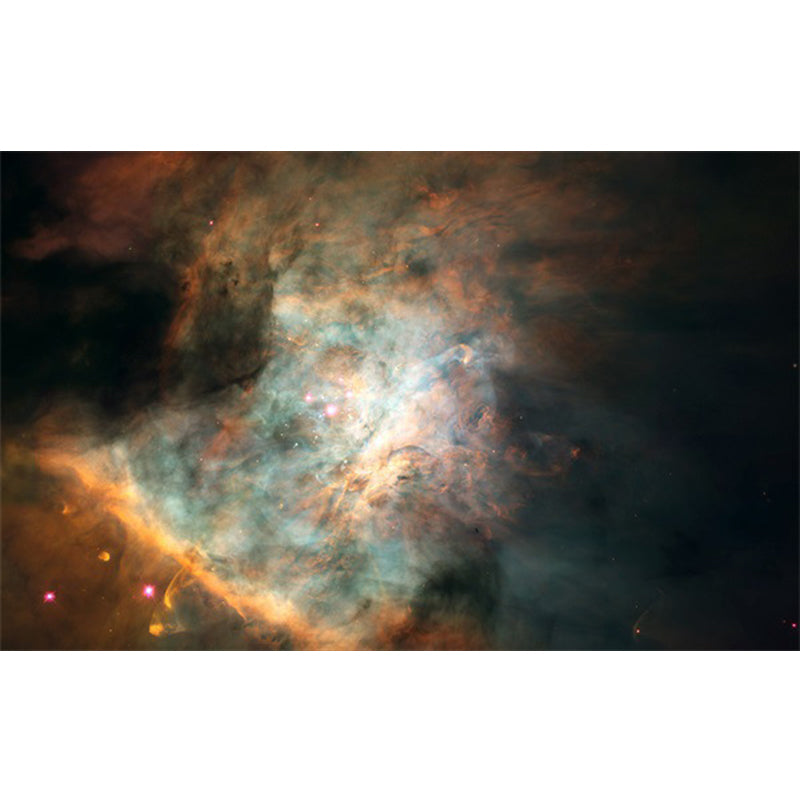 Frendorf | Beruhigender Kinderteppich Mehrfarbig 3D Sternenhimmel Muster Teppich Polypropylen Rutschfest Maschinenwaschbar Teppich