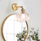 Frendorf | Einzel-Lampe Wandlicht Vintage Schattiert Klar Glas Wandmontierte Lampe für Schlafzimmer