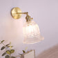 Frendorf | Einzel-Lampe Wandlicht Vintage Schattiert Klar Glas Wandmontierte Lampe für Schlafzimmer