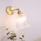 Frendorf | Einzel-Lampe Wandlicht Vintage Schattiert Klar Glas Wandmontierte Lampe für Schlafzimmer