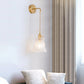 Frendorf | Minimalistische Schattierte Wandlampe Einzel-Glühbirne Klarglas Wandbeleuchtungseinrichtung für Wohnzimmer