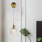 Frendorf | Minimalistische Schattierte Wandlampe Einzel-Glühbirne Klarglas Wandbeleuchtungseinrichtung für Wohnzimmer