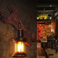Schattenfassende Glas-Wandleuchte Küste Einzel-Glühbirne Restaurant-Wandlicht aus Holz