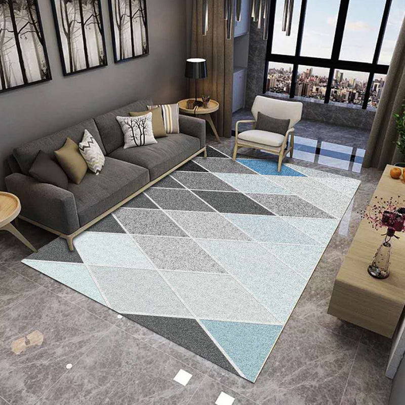Luxus Wohnzimmer Teppich Mehrfarbiges Pflanzenmuster Teppich Polypropylen Maschinenwaschbar Rutschfester Teppich