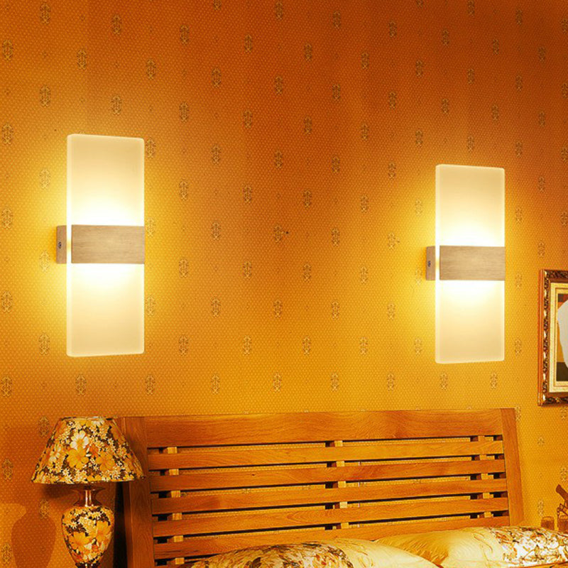 Frendorf | Acryl Geometrische Wand Scone Lamp Modern Stil LED Wandbeleuchtung Fixture voor Bedzijdes