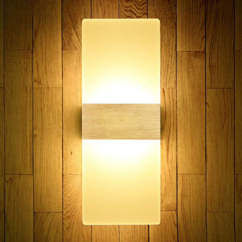 Frendorf | Acryl Geometrische Wand Scone Lamp Modern Stil LED Wandbeleuchtung Fixture voor Bedzijdes