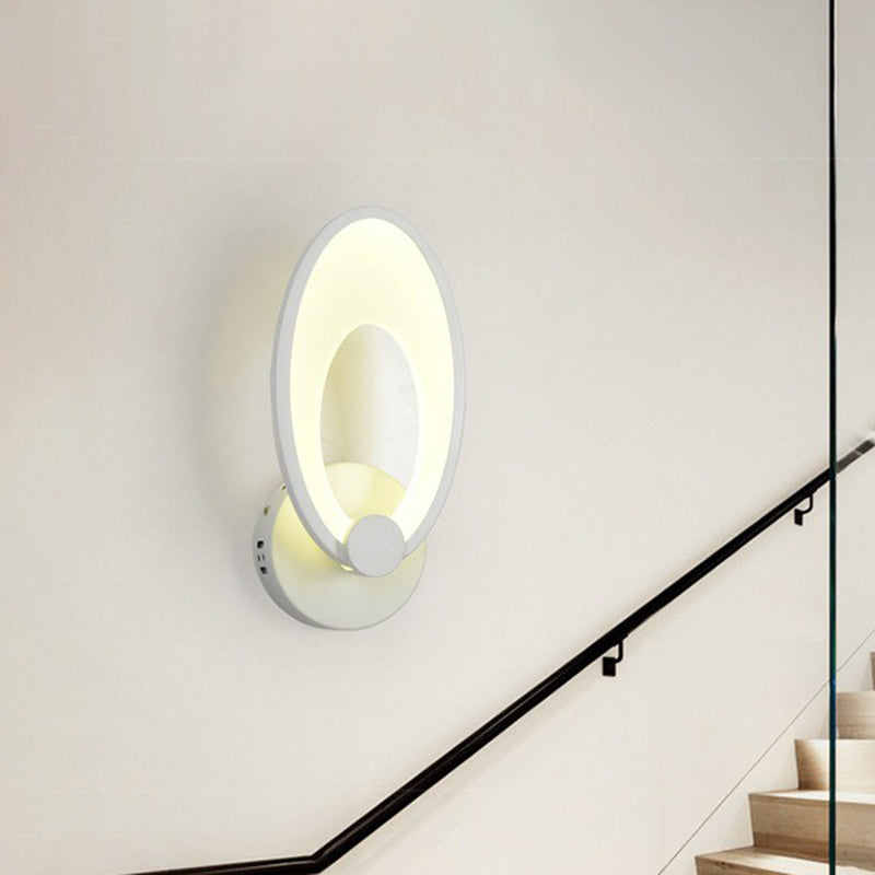 Frendorf | Hasenohren LED-Wandbeleuchtung Zeitgenössische Acryl Schlafzimmer Wandleuchte in Weiß
