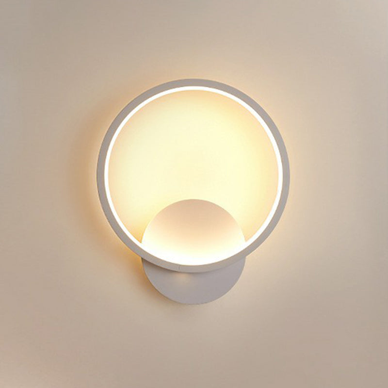 Frendorf | Schatten Wandleuchten Nordic Stil Acryl Korridor LED Wandlamp Fixture in Weiß
