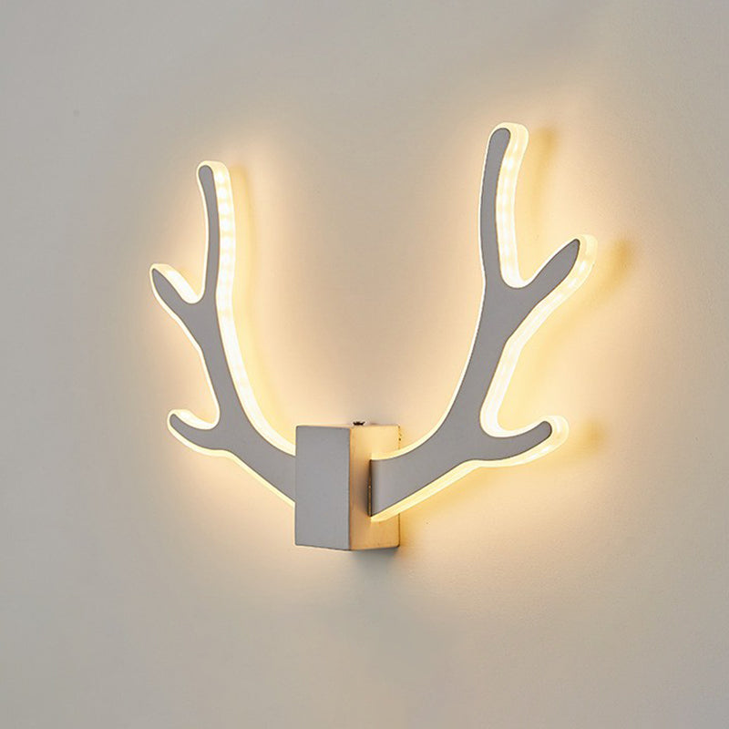 Frendorf | Schatten Wandleuchten Nordic Stil Acryl Korridor LED Wandlamp Fixture in Weiß