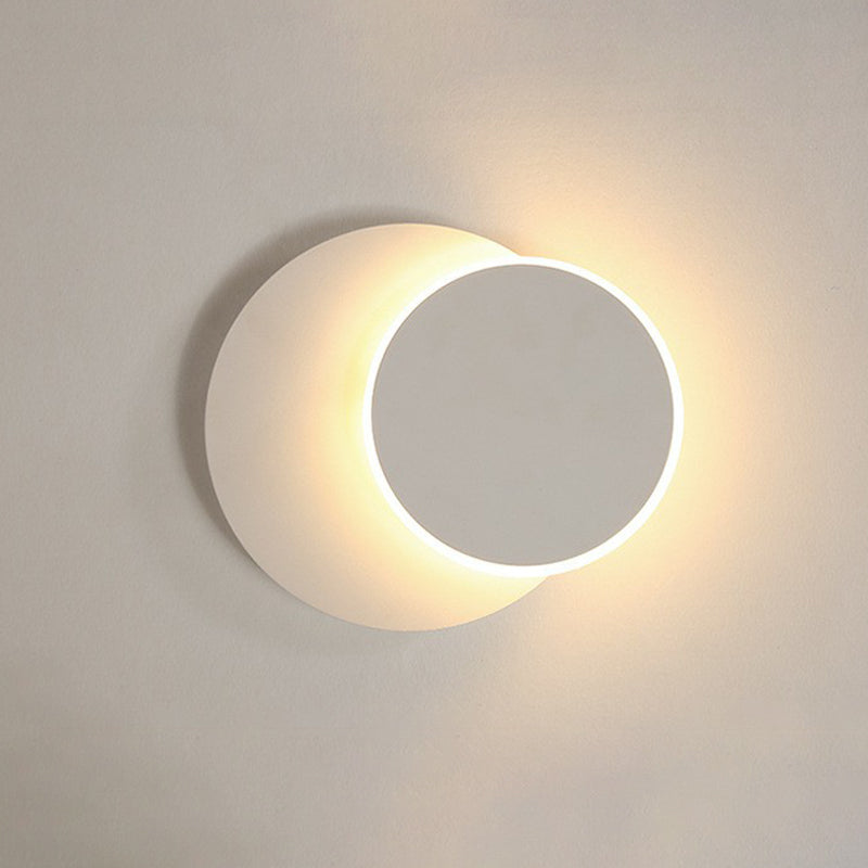 Frendorf | Schatten Wandleuchten Nordic Stil Acryl Korridor LED Wandlamp Fixture in Weiß