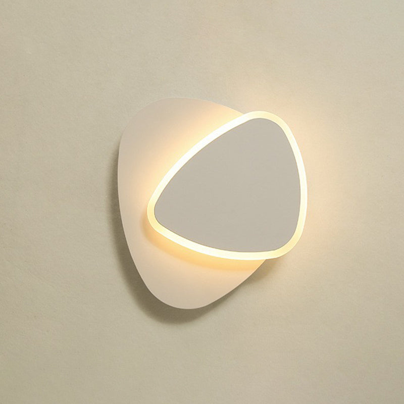 Frendorf | Schatten Wandleuchten Nordic Stil Acryl Korridor LED Wandlamp Fixture in Weiß