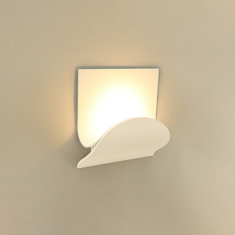 Frendorf | Schatten Wandleuchten Nordic Stil Acryl Korridor LED Wandlamp Fixture in Weiß