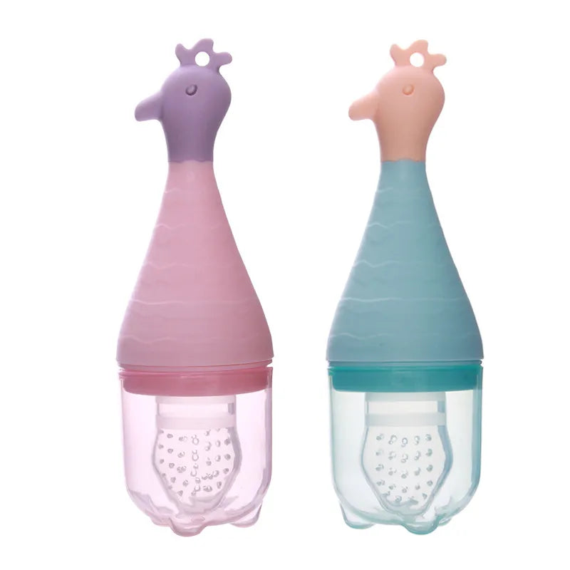 Frendorf | Baby Obst- und Gemüse Beißring – Fütterungshilfe mit Tier-Design