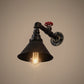 Eisen Wasserrohr Wandlicht Retro Stil Restaurant Wandbeleuchtung Fixture in Bronze