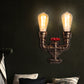 Frendorf | Eisen Wasserrohr Wandlampe Rustikaler Stil Restaurant Wandbeleuchtung Fixture in Bronze