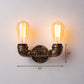 Frendorf | Eisen Wasserrohr Wandlampe Rustikaler Stil Restaurant Wandbeleuchtung Fixture in Bronze