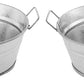 Frendorf | American Metalcraft MTUB69 Natur galvanisierter Stahl ovales Bad mit seitlichem Griff 8-5/8" L X 5-1/2" B X 2-1/2" H 32-Unzen, Silber