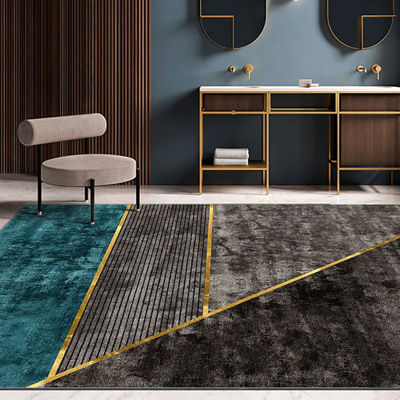 Frendorf | Nordic Wohnzimmer Teppich Mehr Farben Geometrisches Muster Innenraum Teppich Polyester Haustierfreundlich Fleckenbeständig Teppich