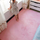 Minimalistischer solider Teppich mehrfarbiger Polypropylen-Bereichsteppich rutschfest haustierfreundlicher Teppich für das Schlafzimmer