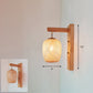 Frendorf | Handgefertigte Korridor-Wandlichtarmatur Bambus Einzel-Glühbirne zeitgenössische Wandmontierte Lampe aus Holz
