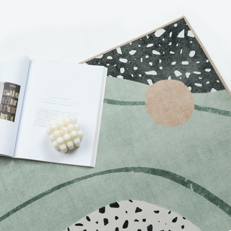 Frendorf | Western Home Teppich Mehrfarbige Abstrakte Muster Teppich Synthetisch Rutschfest Waschbar Teppich