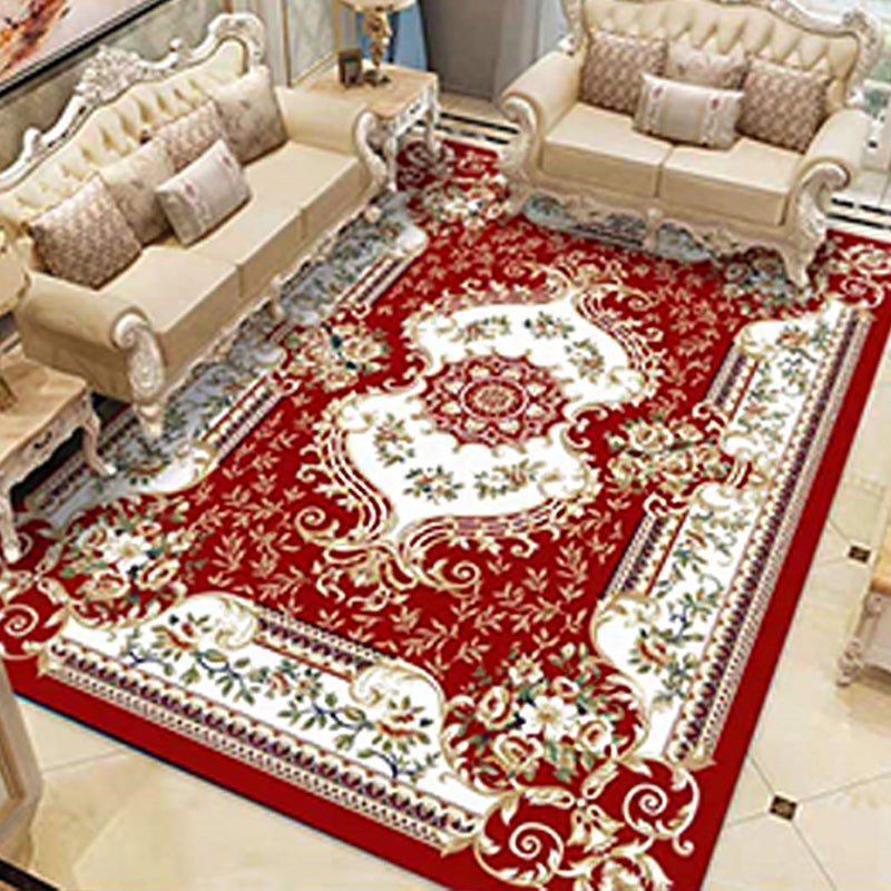 Americana Home Teppich Multi Colored Gedruckter Teppich Polyster Rutschfeste Unterlage Pflegeleichter Teppich