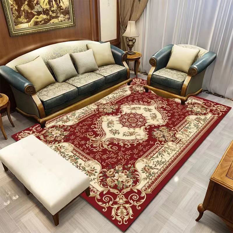 Americana Home Teppich Multi Colored Gedruckter Teppich Polyster Rutschfeste Unterlage Pflegeleichter Teppich