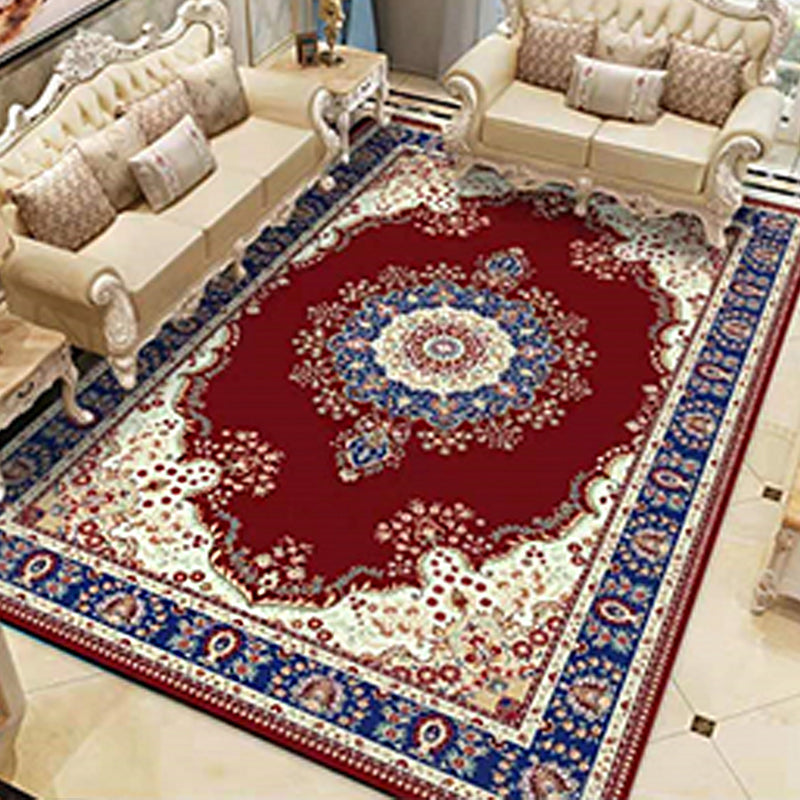 Americana Home Teppich Multi Colored Gedruckter Teppich Polyster Rutschfeste Unterlage Pflegeleichter Teppich