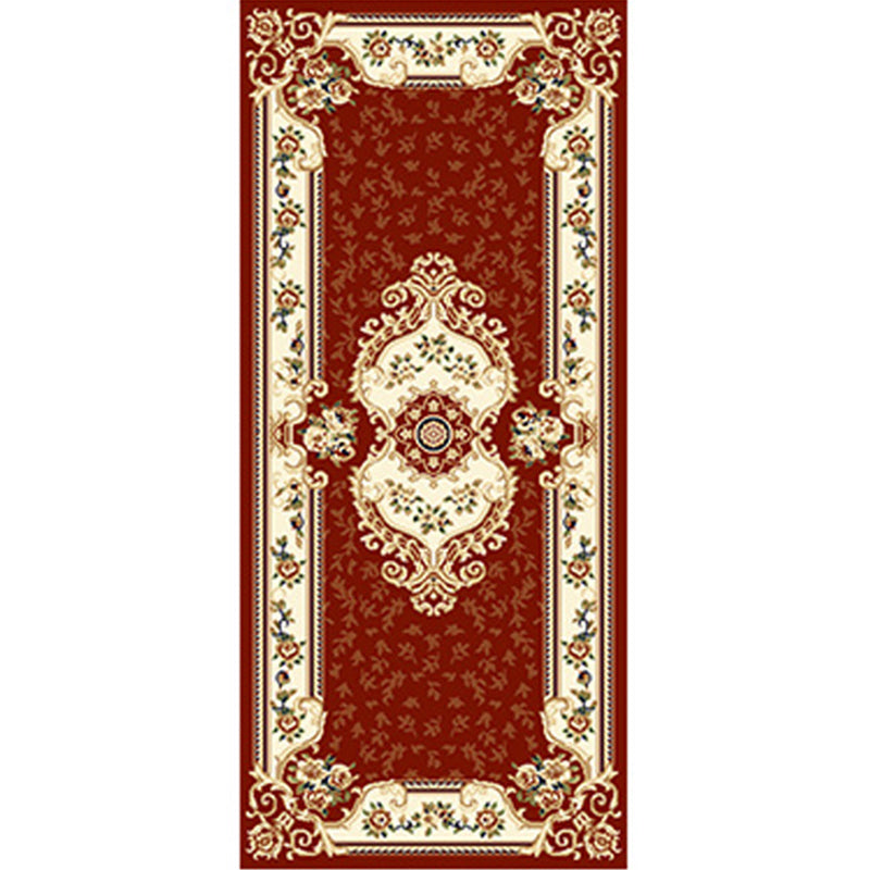 Multicolor Western Teppich Polyester Floral Gedruckter Innen Teppich Haustierfreundlich Pflegeleicht Waschbarer Teppich für Schlafzimmer