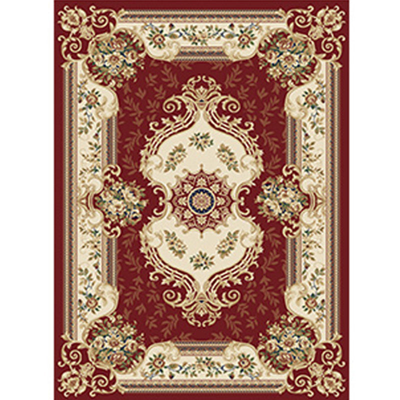 Multicolor Western Teppich Polyester Floral Gedruckter Innen Teppich Haustierfreundlich Pflegeleicht Waschbarer Teppich für Schlafzimmer