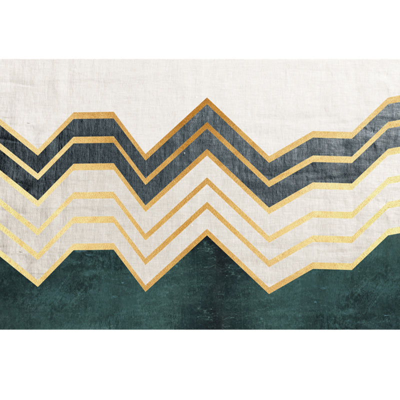 Frendorf | Funky Wohnzimmerteppich Mehrfarbig geometrisches Muster Teppich Polypropylen haustierfreundlicher waschbarer Teppich
