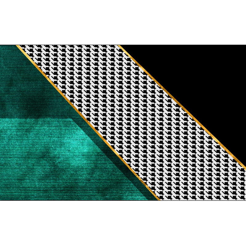 Frendorf | Funky Wohnzimmerteppich Mehrfarbig geometrisches Muster Teppich Polypropylen haustierfreundlicher waschbarer Teppich