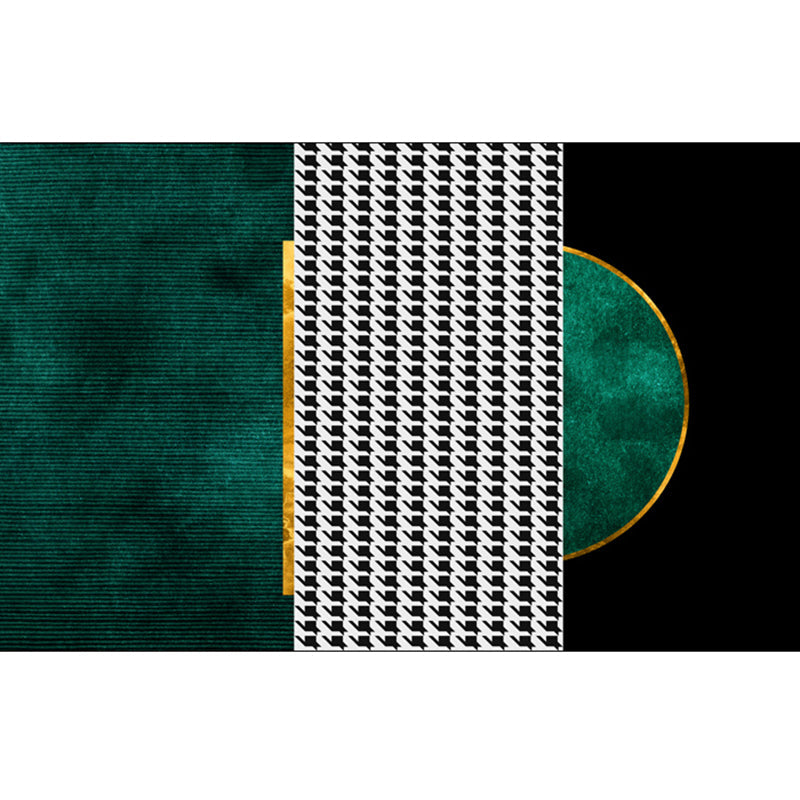 Frendorf | Funky Wohnzimmerteppich Mehrfarbig geometrisches Muster Teppich Polypropylen haustierfreundlicher waschbarer Teppich