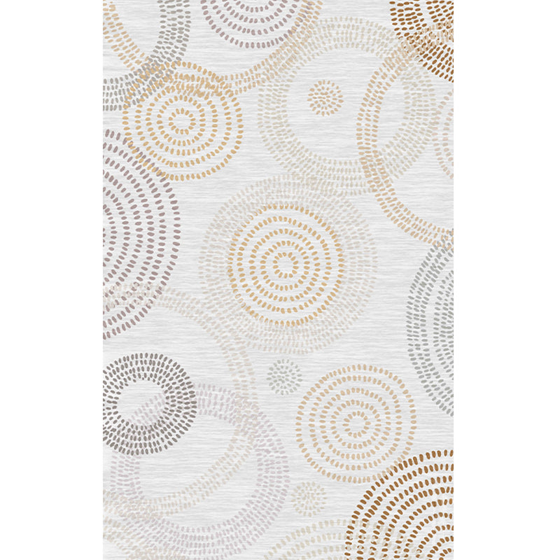 Frendorf | Boho Wohnzimmer Teppich Multi-Farben Geometrisches Muster Teppich Leinen Umweltfreundlicher Handgemachter Teppich mit Fransen