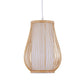 Bamboo Pear Deckenbeleuchtung Asiatischer Stil 1������Glühbirne Holz Hängeleuchte für Restaurant