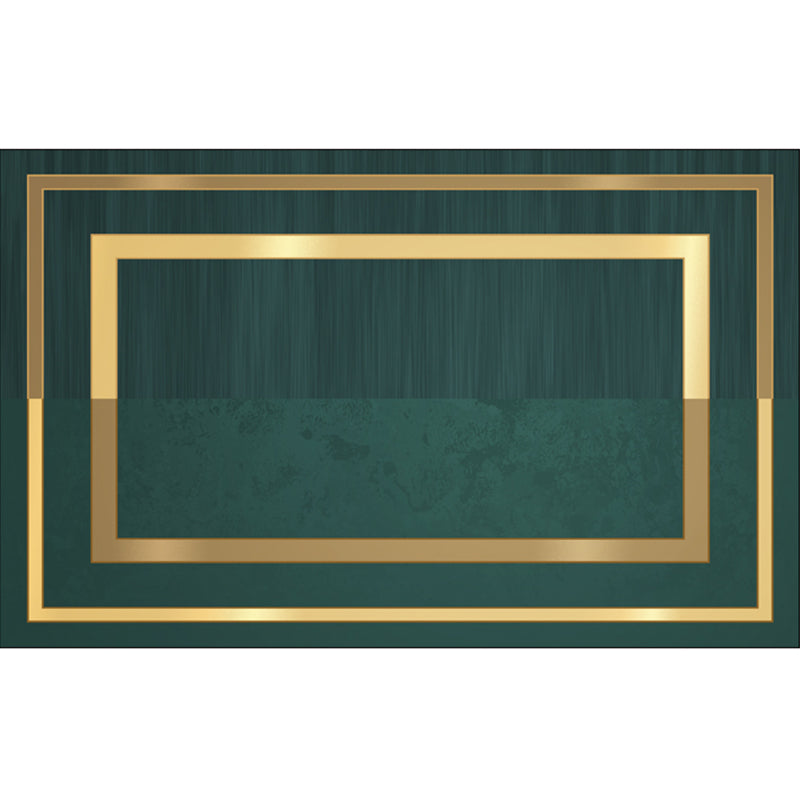 Luxus Wohnzimmer Teppich Mehrfarbig Geometrisches Muster Bereichsteppich Polyester Rutschfester Maschinenwaschbarer Teppich