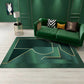 Luxus Wohnzimmer Teppich Mehrfarbig Geometrisches Muster Bereichsteppich Polyester Rutschfester Maschinenwaschbarer Teppich