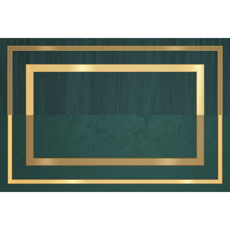 Luxus Wohnzimmer Teppich Mehrfarbig Geometrisches Muster Bereichsteppich Polyester Rutschfester Maschinenwaschbarer Teppich