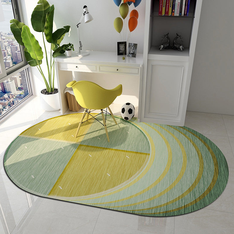 Western Schlafzimmer Teppich Mehrfarbig Geometrischer Druck Teppich Synthetik Rutschfeste Rückseite Haustierfreundlicher Innenbereich Teppich